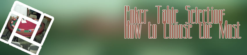 6 person poker table