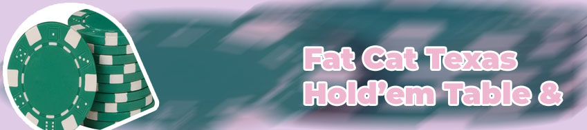 Fat cat poker chip set