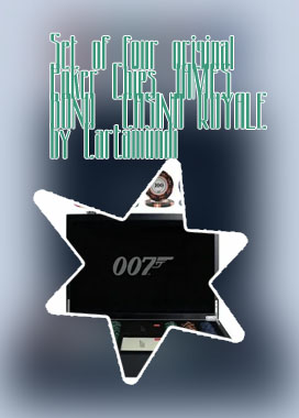 James bond poker chip set