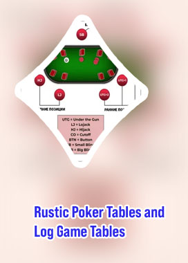 Poker table for 6